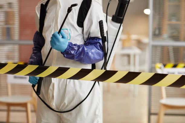 Professional Blood Cleanup technician working in Winchester, CA